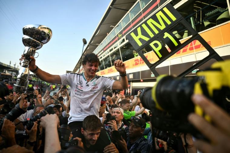 Italian Grand Prix: Antonelli living 'a dream' after astonishing home win