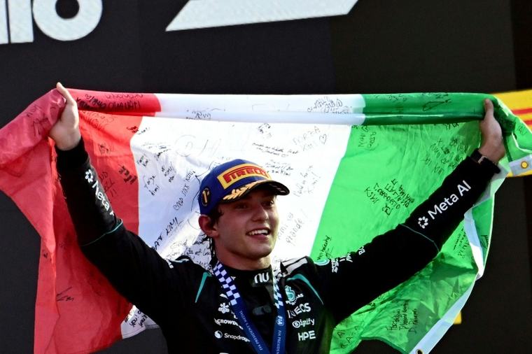 First time in six decades: Sensational Antonelli wins Italian GP from back of grid
