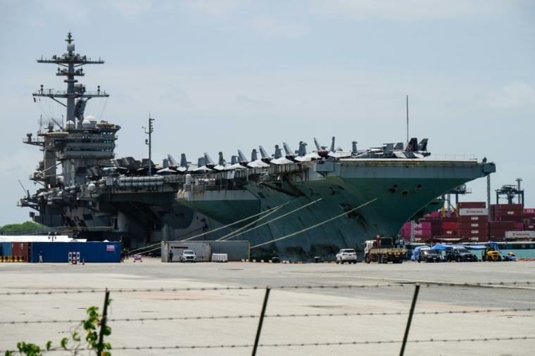 Thousands of US sailors aboard: US aircraft carrier departs Thailand after port call