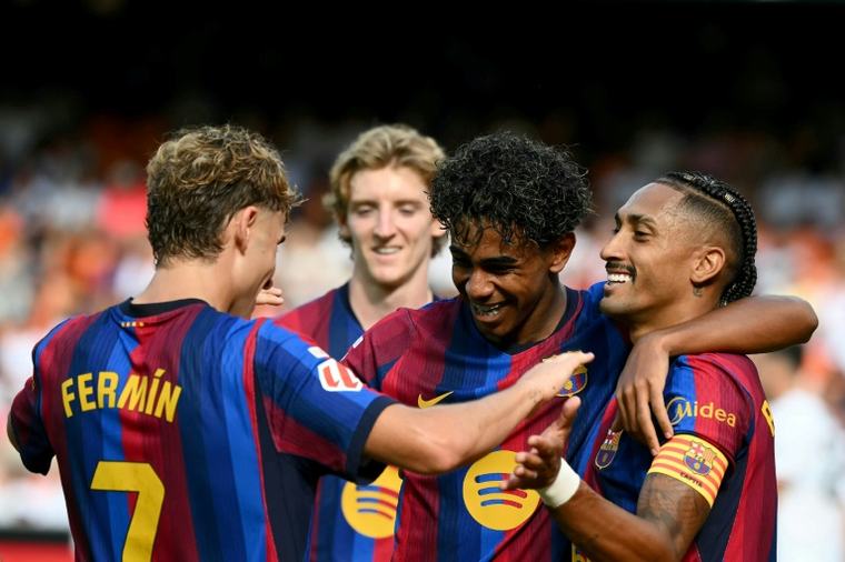 Liga: Le FC Barcelone écrase Valence avec un nouveau doublé de Lamine Yamal