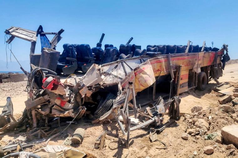 28 also injured: Bus crash in Egypt's Sinai kills 22, including 10 Jordanians