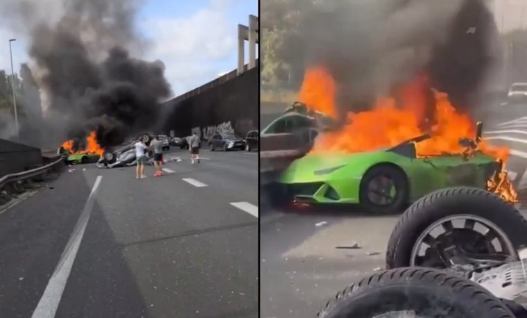 Vitesse excessive: Un père et son fils meurent dans un accident impliquant une Lamborghini près de Paris